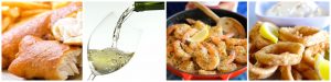 Calamari, Hake, Mussels, Prawns at Gringos Restaurant
